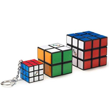 Keychain Rubik's Cube Trio Set 3x3 + 2x2 + 3x3 Keychain