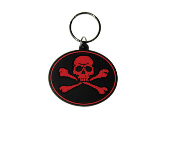 Keychain SKULL N'BONES - Red