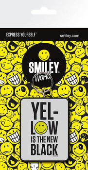 Keychain Smiley - Yellow is the New Black
