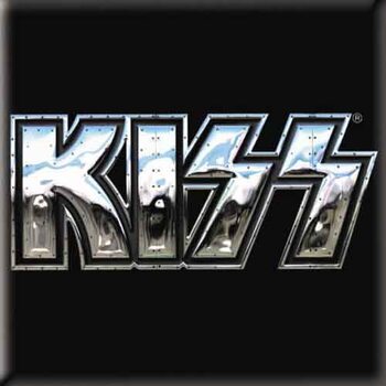 Μαγνητάκι KISS - Chrome Logo Metal