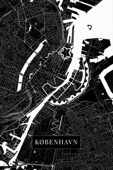 Принти на полотні København black