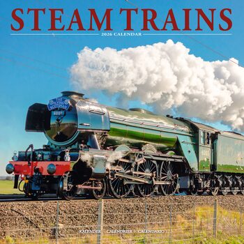Koledar 2026 Steam Trains