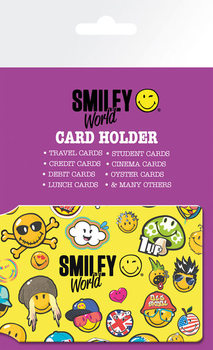 Smiley World - Pattern Korttikotelo