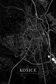 Принти на полотні Košice black