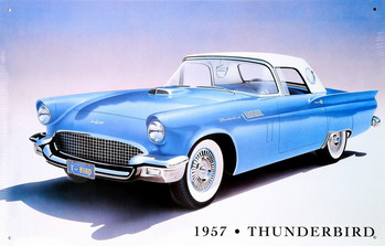 Kovinski znak 1957 THUNDERBIRD