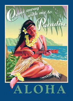 Kovinski znak ALOHA