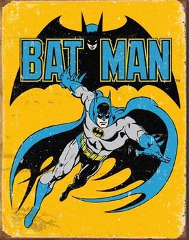 Kovinski znak Batman - Retro