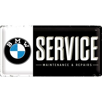 Kovinski znak BMW - Service