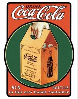 Kovinski znak COCA COLA SIX PACK
