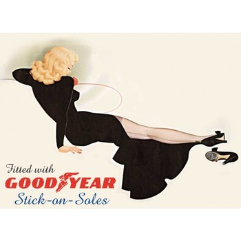 Kovinski znak GOODYEAR