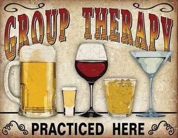 Kovinski znak Group Therapy