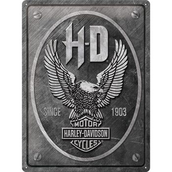 Kovinski znak Harley Davidson - Metal Eagle
