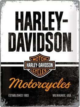 Kovinski znak Harley-Davidson - Motorcycles