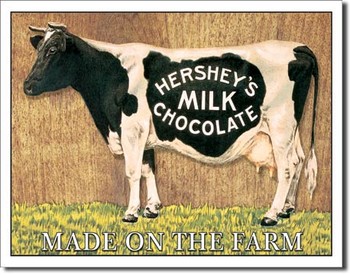 Kovinski znak HERSHEY'S COW