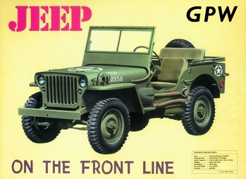 Kovinski znak JEEP