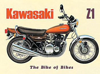 Kovinski znak KAWASAKI