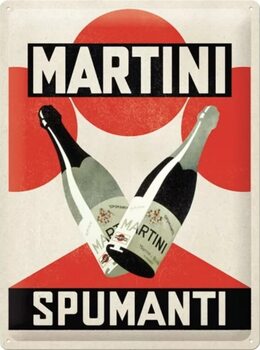 Kovinski znak Martini Spumanti