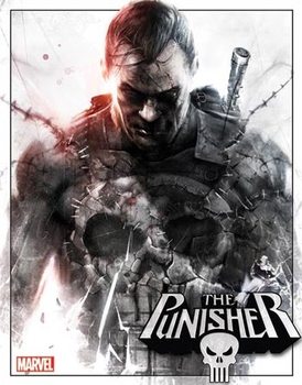 Kovinski znak Marvel - The Punisher