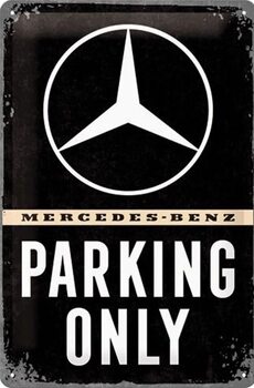 Kovinski znak Mercedes-Benz - Parking Only