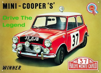 Kovinski znak MINI COOPER'S'