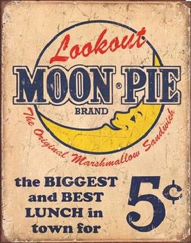 Kovinski znak MOON PIE - Best lunch