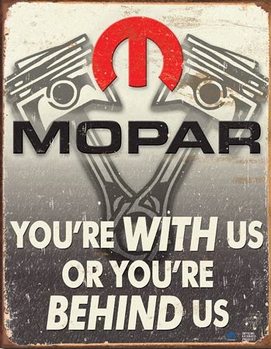 Kovinski znak Mopar - Behind Us