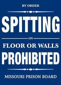 Kovinski znak NO SPITTING