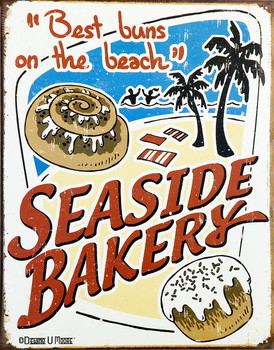 Kovinski znak SEASIDE BAKERY