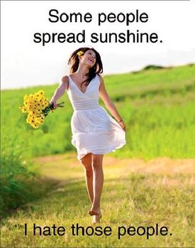 Kovinski znak Spread Sunshine