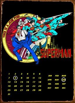 Kovinski znak SUPERMAN TRANSFORM