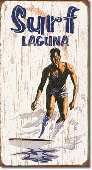 Kovinski znak SURF - laguna