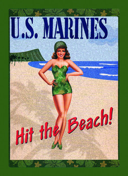 Kovinski znak U.S. MARINES