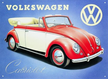 Kovinski znak VW CABRIOLET