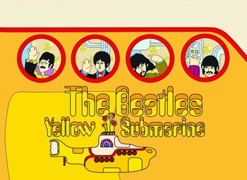Kovinski znak YELLOW SUBMARINE