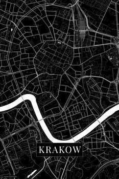 Принти на полотні Krakow black
