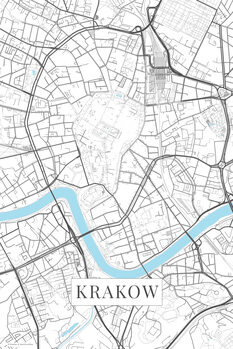 Принти на полотні Krakow white