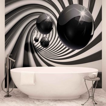 Abstract Swirl Modern Spheres Valokuvatapetti