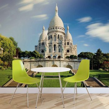 City Basilica Sacred Heart Paris Valokuvatapetti