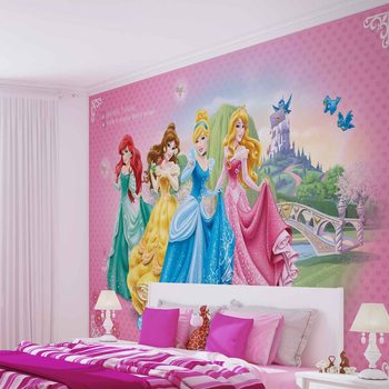 Disney Princesses Cinderella Belle Valokuvatapetti