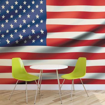 Flag United States USA Valokuvatapetti