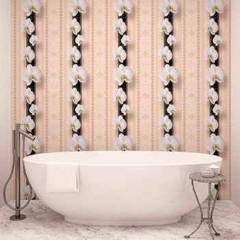 Flowers Floral Pattern Valokuvatapetti