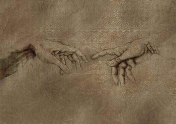 Michaelangelo Creation of Adam Valokuvatapetti