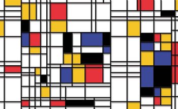 Mondrian Modern Art Valokuvatapetti