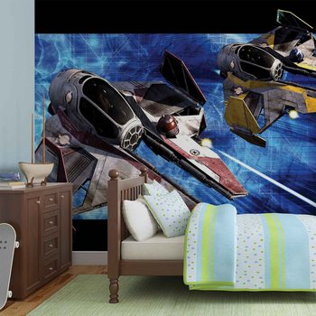 Kuvatapetti, TapettijulisteStar Wars Obi Anakin Jedi Starfighters