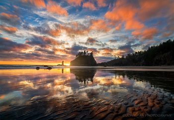 Sunset Symphony Valokuvatapetti