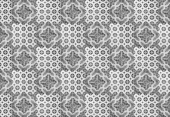 Vintage Tile Pattern Valokuvatapetti