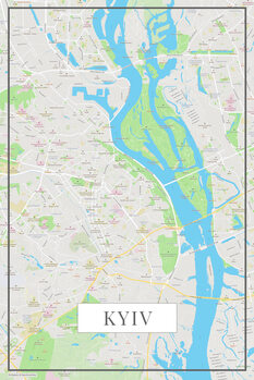 Принти на полотні Kyiv color