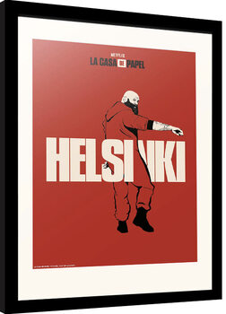 Poster emoldurado La Casa De Papel - Helsinki