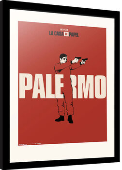 Poster emoldurado La Casa De Papel - Palermo