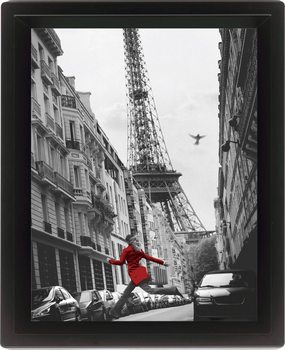 Πλαισιωμένη 3D αφίσα LA VESTE ROUGE